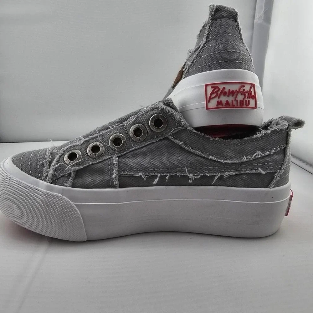 Blowfish Malibu Lunar Smoked 3982 Platform Sneakers Slide-in Kids 12 New W/O Box
